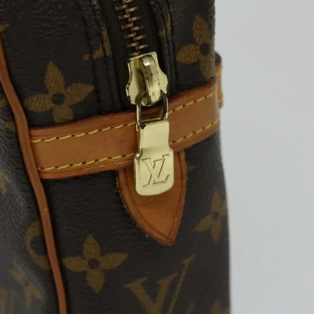 Louis Vuitton Monogram Compiegne 23 Clutch Bag Brown